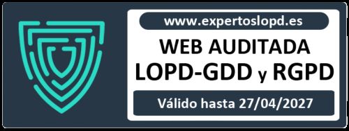 Web Auditada LOPD-GDD y RGPD 2026